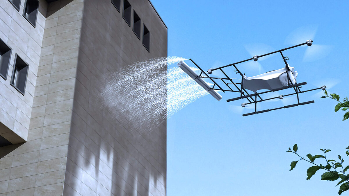 Highlight Building cleaning drones Thaiaviation